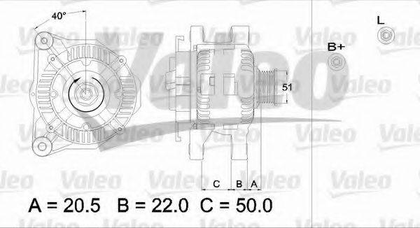 VALEO 436749 Генератор