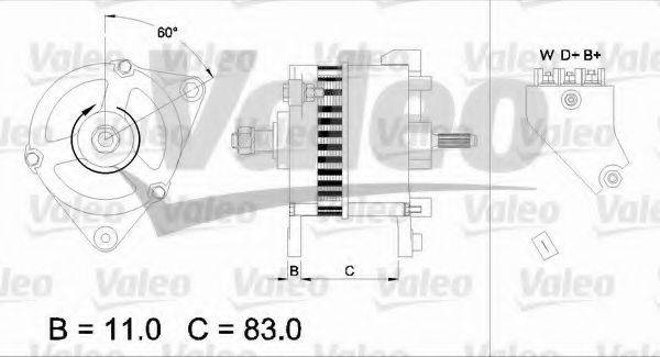 VALEO 436755 Генератор