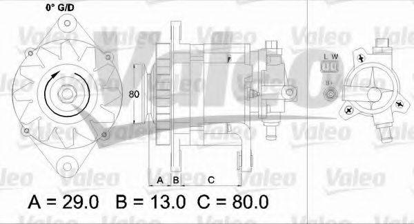 VALEO 437134 Генератор