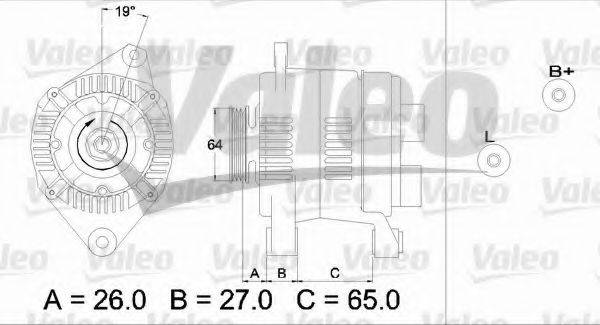 VALEO 437204 Генератор