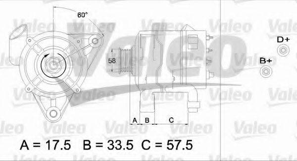 VALEO 437215 Генератор