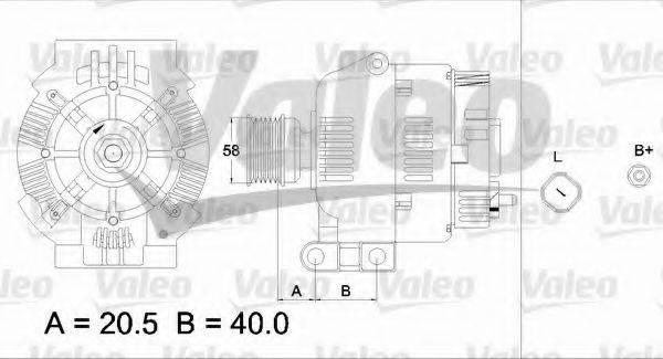 VALEO 437321 Генератор