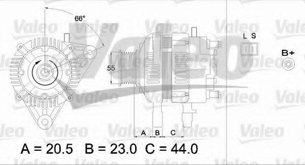 VALEO 437334 Генератор