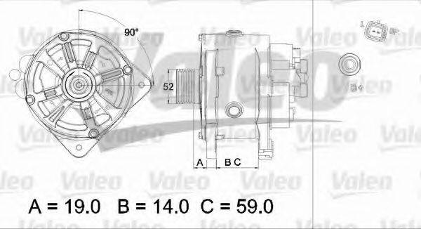 VALEO 437433 Генератор