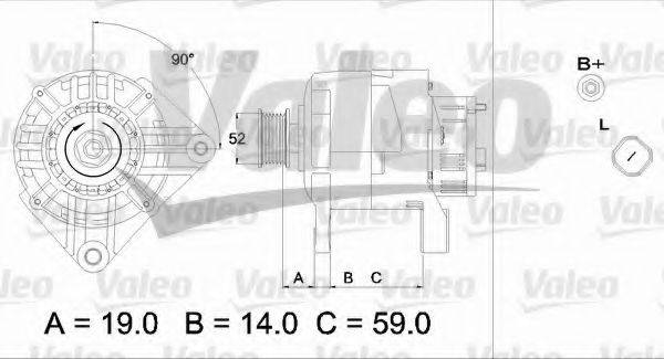 VALEO 437437 Генератор