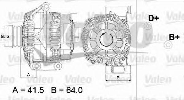 VALEO 437473 Генератор