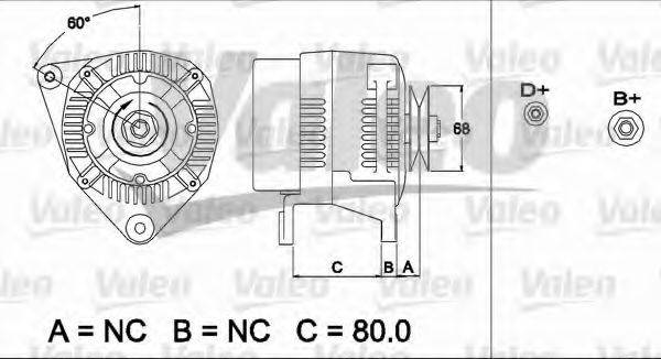 VALEO 437484 Генератор