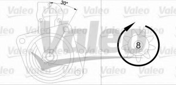 VALEO 455500 Стартер