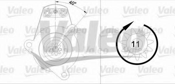 VALEO 455522 Стартер