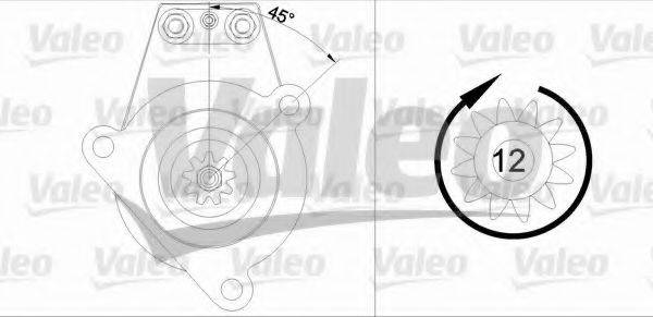 VALEO 455538 Стартер