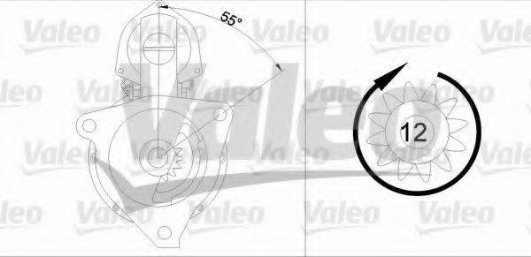 VALEO 455750 Стартер