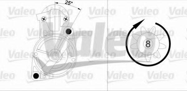 VALEO 455966 Стартер