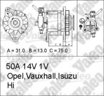 VALEO 437132 Генератор