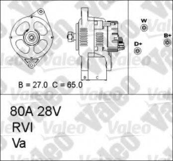 VALEO 437308 Генератор