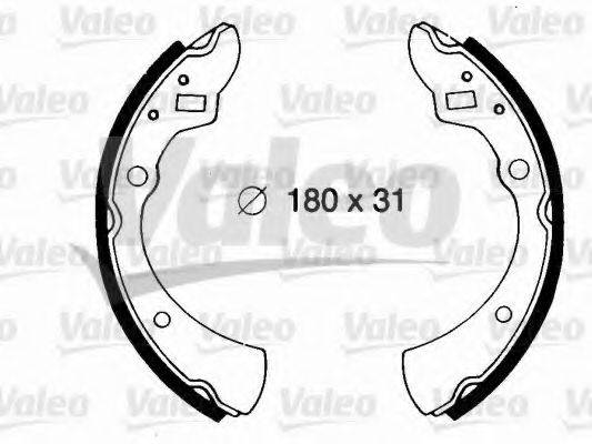 VALEO 562619 Комплект гальмівних колодок