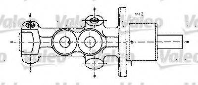 VALEO 402232 головний гальмівний циліндр