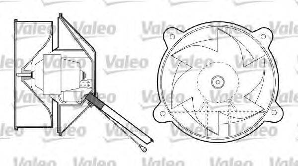 VALEO 698429 Вентилятор салону