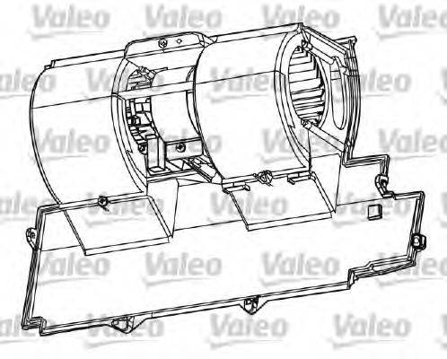 VALEO 698511 Вентилятор салону