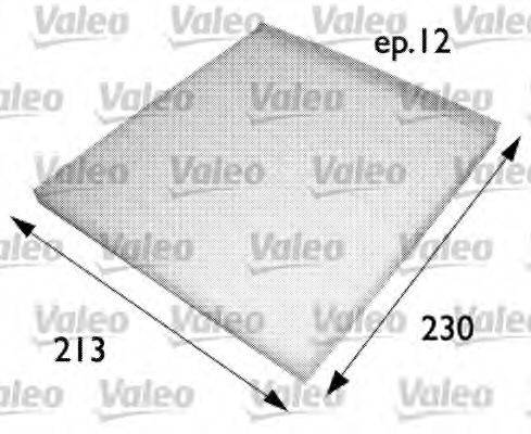 VALEO 698691 Фільтр, повітря у внутрішньому просторі