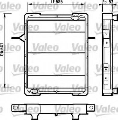 VALEO 730228 Радіатор, охолодження двигуна