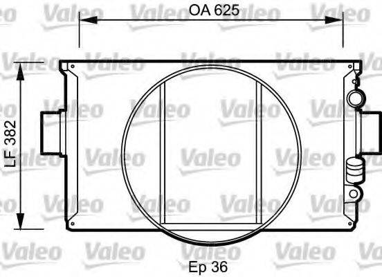 VALEO 730334 Радіатор, охолодження двигуна