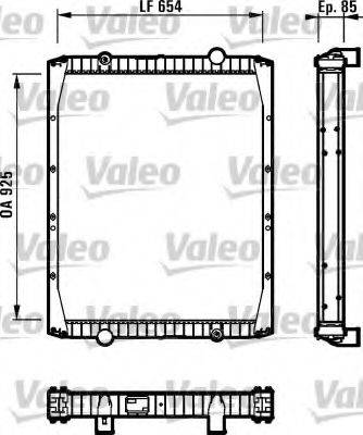 VALEO 730337 Радіатор, охолодження двигуна