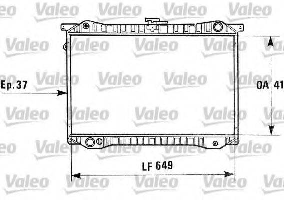 VALEO 730410 Радіатор, охолодження двигуна