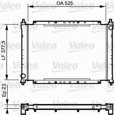 VALEO 730565 Радіатор, охолодження двигуна