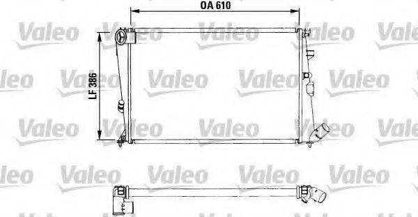 VALEO 730959 Радіатор, охолодження двигуна