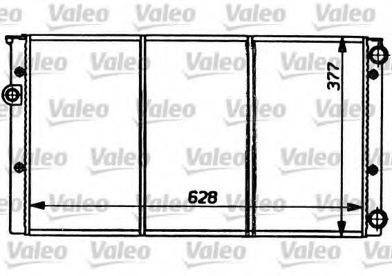 VALEO 731032 Радіатор, охолодження двигуна