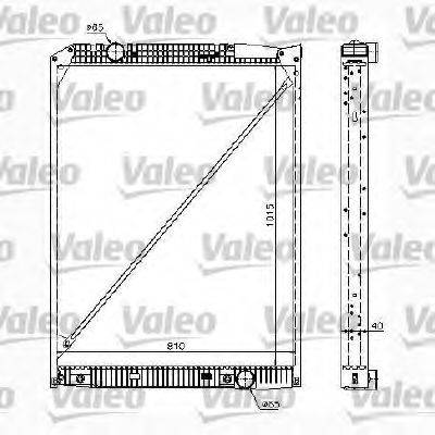 VALEO 732980 Радіатор, охолодження двигуна