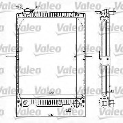 VALEO 732995 Радіатор, охолодження двигуна