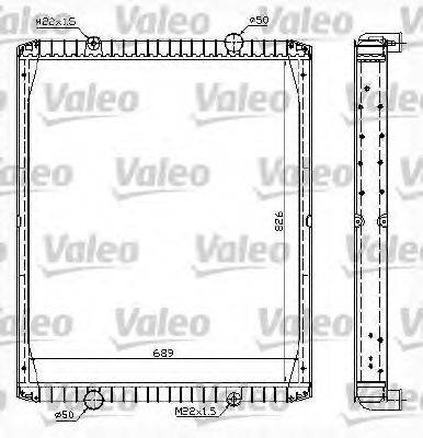 VALEO 732998 Радіатор, охолодження двигуна