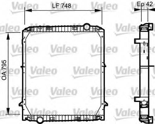 VALEO 733486 Радіатор, охолодження двигуна