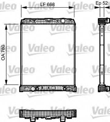 VALEO 733488 Радіатор, охолодження двигуна