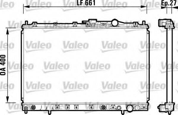 VALEO 734141 Радіатор, охолодження двигуна