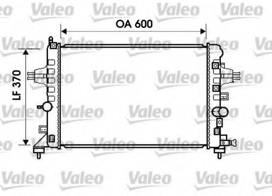 VALEO 734382 Радіатор, охолодження двигуна