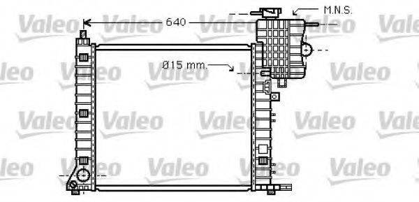 VALEO 734669 Радіатор, охолодження двигуна