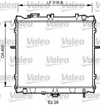 VALEO 734788 Радіатор, охолодження двигуна