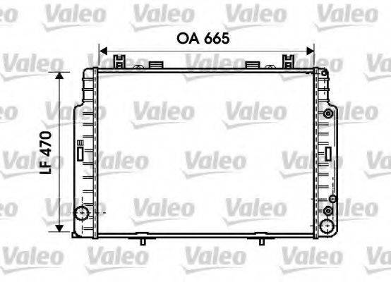 VALEO 734794 Радіатор, охолодження двигуна