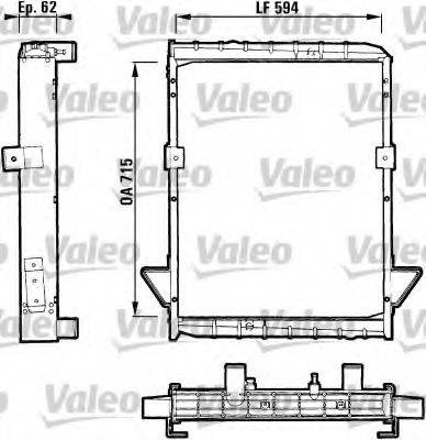 VALEO 811060 Радіатор, охолодження двигуна