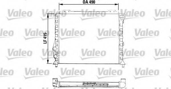 VALEO 811068 Радіатор, охолодження двигуна