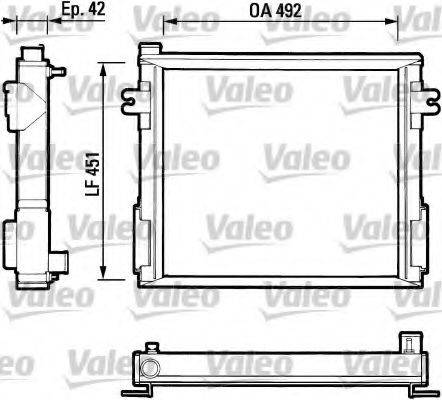 VALEO 811379 Радіатор, охолодження двигуна