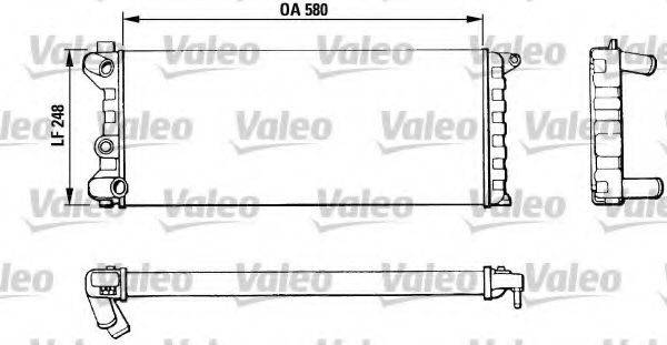 VALEO 811392 Радіатор, охолодження двигуна