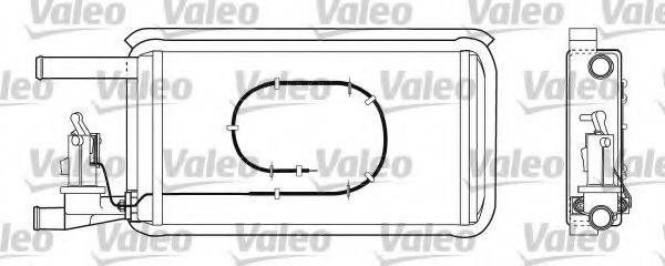 VALEO 812217 Теплообмінник, опалення салону