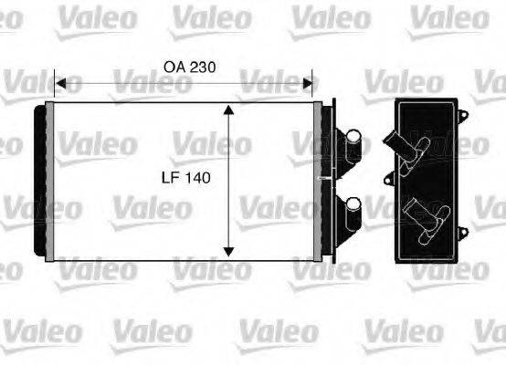 VALEO 812303 Теплообмінник, опалення салону