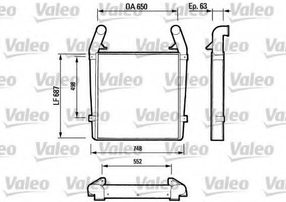 VALEO 816612 Інтеркулер