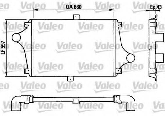 VALEO 816688 Інтеркулер