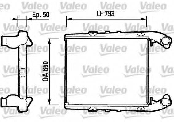 VALEO 816717 Інтеркулер