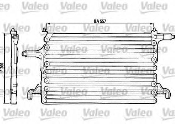 VALEO 816719 Конденсатор, кондиціонер